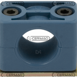 Blocchetto fermatubo a 1 posto Diam. 22mm Cod. 81323