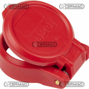 Tappo automatico per innesti rapidi PUSH-PULL da 1/2" Rosso Cod. 82079